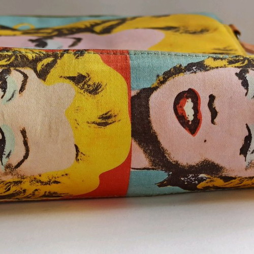 Andy Warhol bag used, hand-held, collectible Philip Treacy London