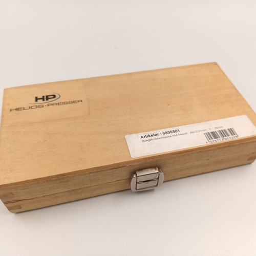 Helios Preisser Precision Micrometer 0-25mm like new