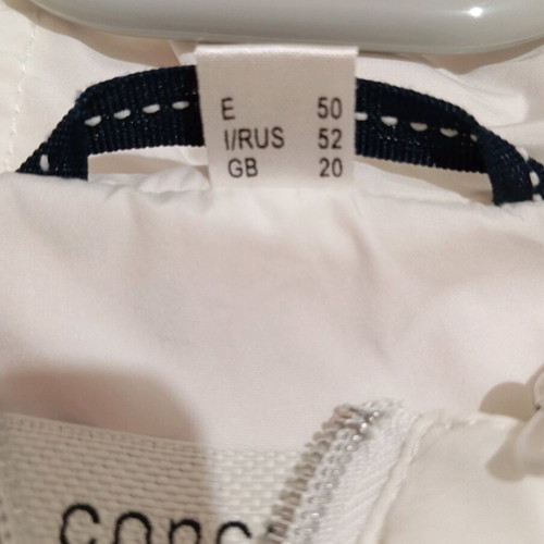 Concept women's jacket white with blue details like new