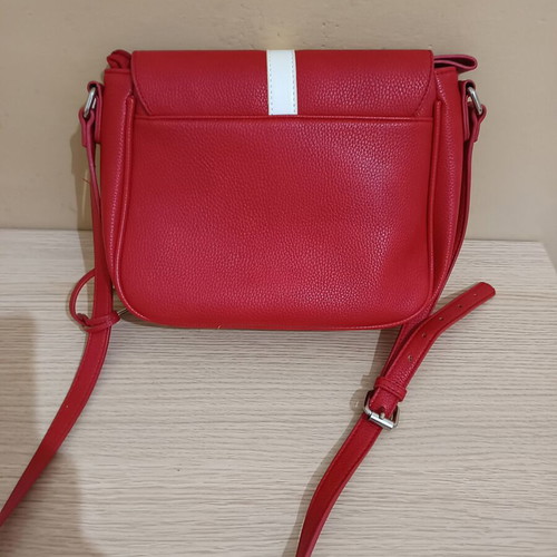 Harvey Miller shoulder bag like new, white and red