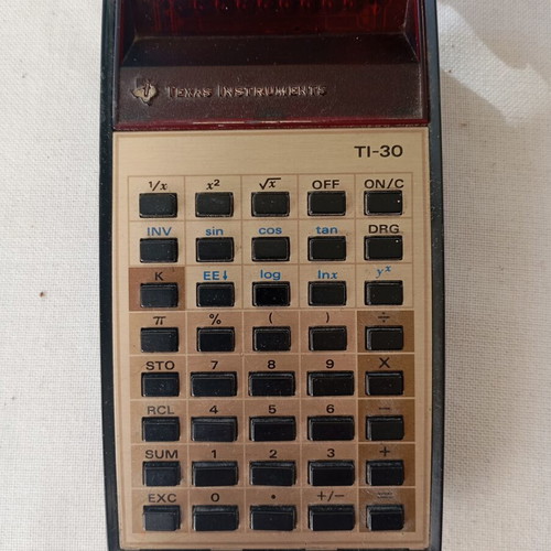 Texas Instruments TI-30 Mathematics Calculator 1972 like new