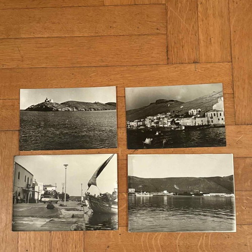 Kea postcards used, pack of 4 black and white
