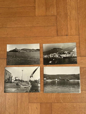 Kea postcards used, pack of 4 black and white