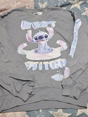 Children's Stitch sweatshirt H&M grey, like new, size 152 cm