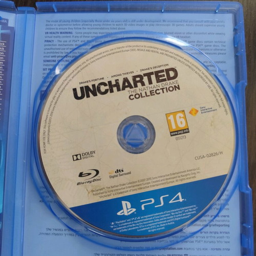 PlayStation 4 game Uncharted The Nathan Drake Collection like new