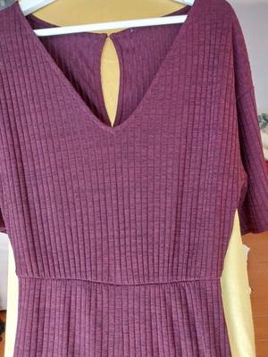 Allo women's one-piece like new, ribbed brown, size M