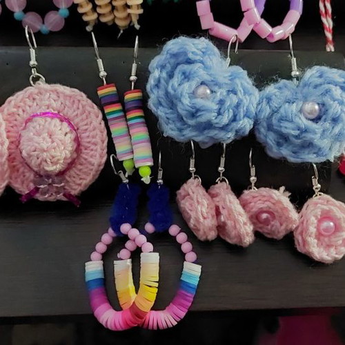 Handmade earrings new, unworn
