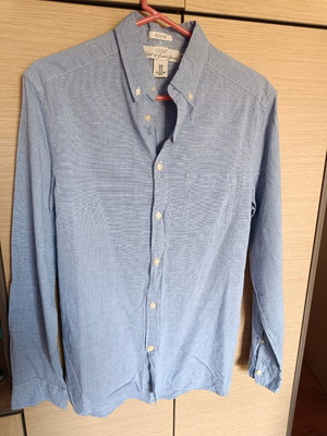 H&M men's shirt medium size like new, blue turquoise