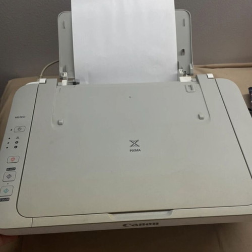 Canon Pixma MG2450 3-in-1 multifunction printer used