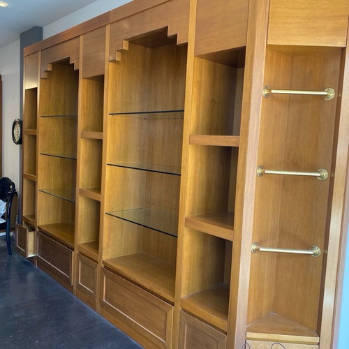 Bookcase used with shelves and drawers, 100% wood