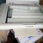 Canon multifunction printer used, functional