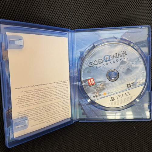 God of War Ragnarök PS5 game, physical disc