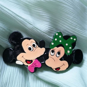 Κλιπ μαλλιών vintage Mickey Mouse