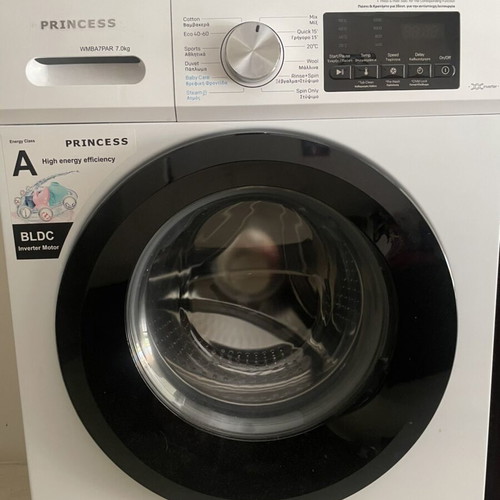 Princess WMBA7PAR washing machine 7 kg like new