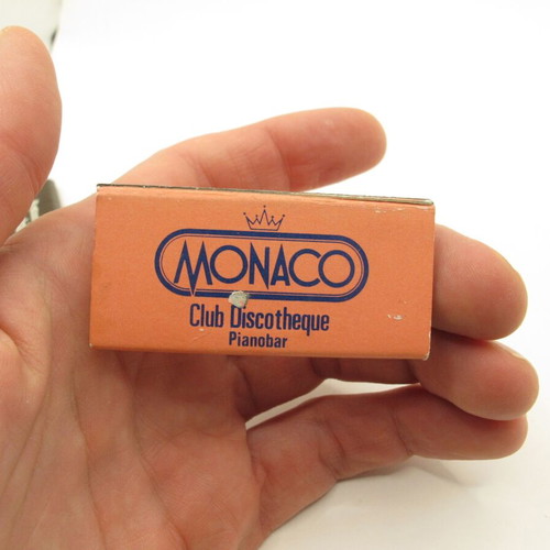 Vintage matchbox set of 3 hotels Monaco New York Budapest like new