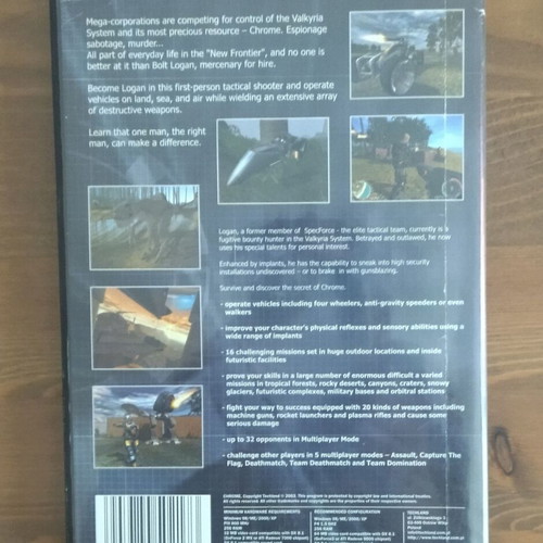 Chrome PC game used in good condition