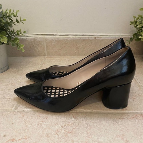 Zara pumps used with square heel, size 39, black