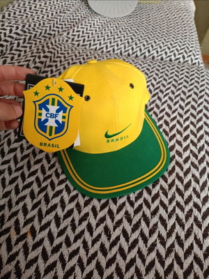Nike Brazil CBF Snapback καπέλο καινούριο, κίτρινο-πράσινο