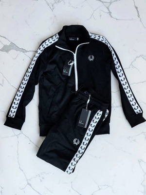Fred Perry σετ μαύρο μέγεθος M καινούργιο