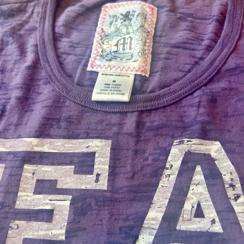 Vintage Morphine Generation women's blouse M like new, purple
