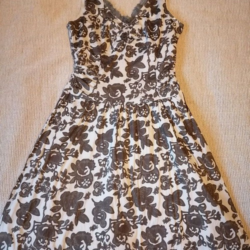 Marc O'Polo cotton dress new, size S, beige and brown