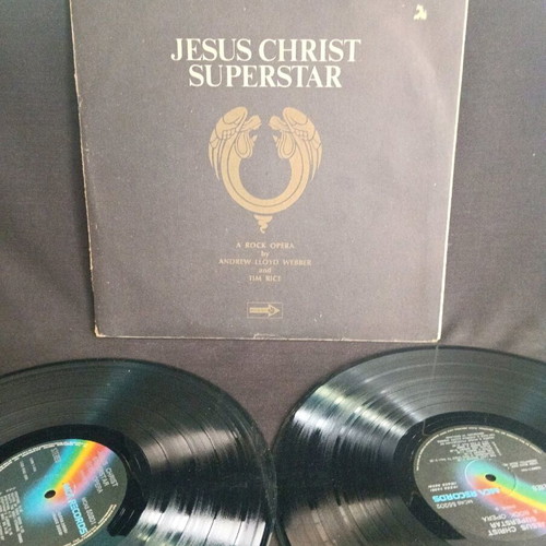 Jesus Christ Superstar soundtrack used vinyl with spine tear