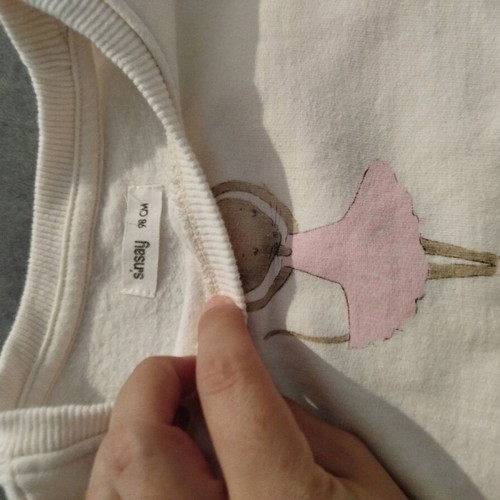 Sinsay girls' set with ballerina mouse print, like new, size 98