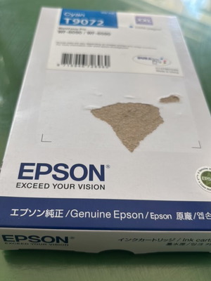 Epson XXL Cyan Ink Cartridge T9074 for WorkForce Pro, new