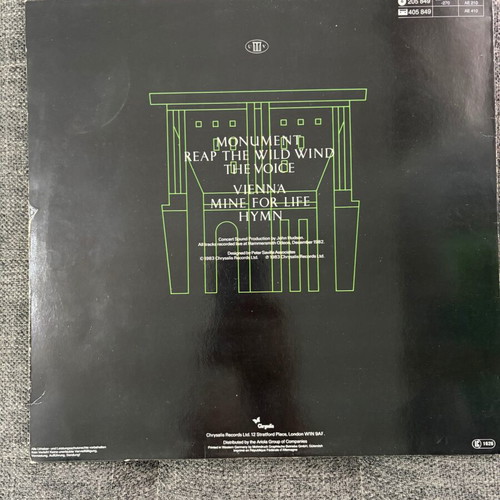 Ultravox Monument The Soundtrack LP like new, pop
