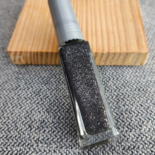 2MAD Nail Art Polish Black Pearl Sparkle 8 ml new