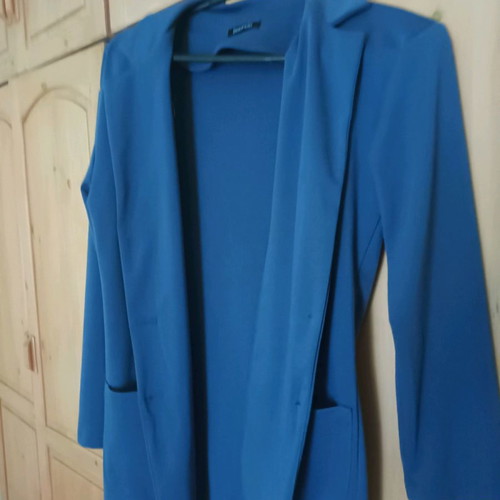Blue jacket new in soft sweatshirt fabric Boohoo