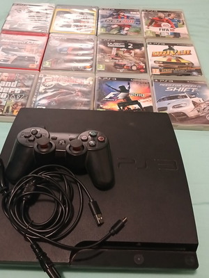 PlayStation 3 Slim 320GB with games