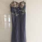 RAXEVSKY Evening dress new with embroidered bust and muslin