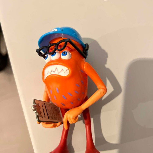 Monsters Inc. Boogeyman figure used in good condition