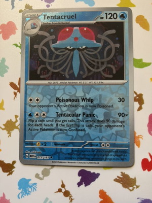 Tentacruel 073/165 Sv Scarlet & Violet 151 Reverse Holo NM
