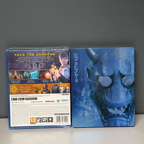 Ghostwire Tokyo Deluxe Edition PS5 with Steelbook new