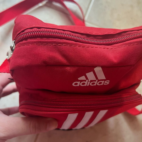 Bag-All crossbody shoulder bag like new, black and red
