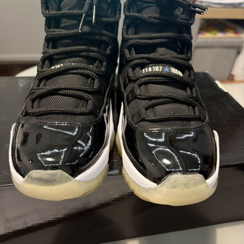 Air Jordan 11 Retro Space Jam sneakers new, size 43, black