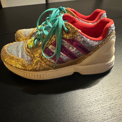 Adidas ZX 6000 women's sneakers like new, multicolor with sequins