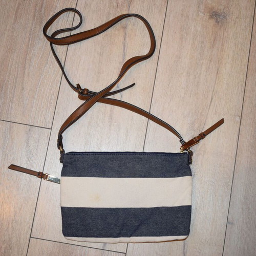 Tommy Hilfiger shoulder bag like new, white and blue