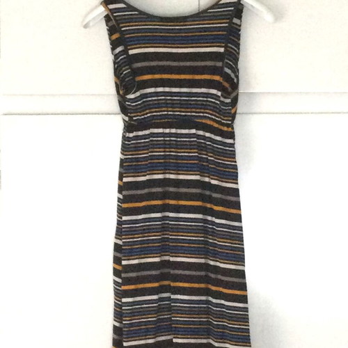Striped midi dress Paranoia new, medium size, multicolor