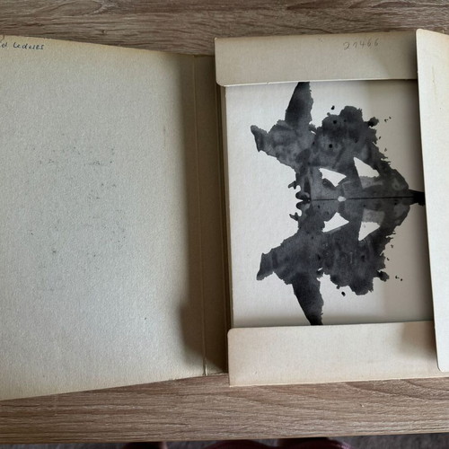 Hermann Rorschach Psychodiagnostik plates vintage 1948 used