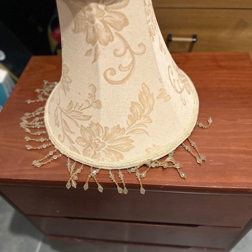 Handmade lampshade for table lamp used