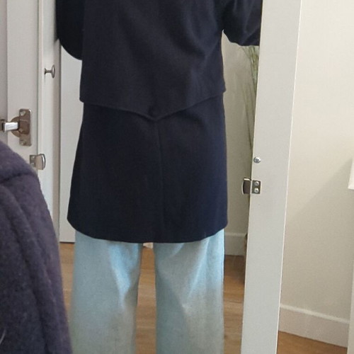 Vintage wool purple coat used, size 40 with velvet details