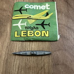 Φακελάκι τσίχλες Lebon με δώρο πολεμικό πλοίο, vintage