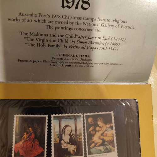 Australia Post 1978 Official Stamp Presentation Packs set of 3 mint