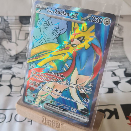 Hop's Zacian ex Journey Together Full Art Ultra Rare card new