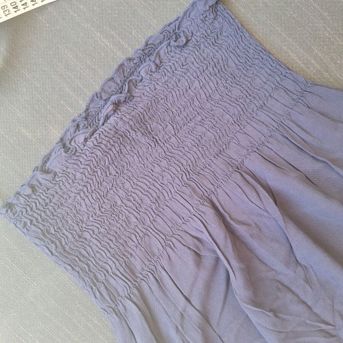 Anel dark blue strapless maxi dress like new, viscose, size small