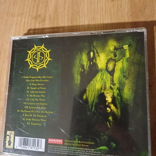 Cradle of filth Thornography CD used, metal, 2006 with bonus CD Mindcollapse Vampires Dawn