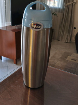 Chicco thermos used with plastic container for baby bottle